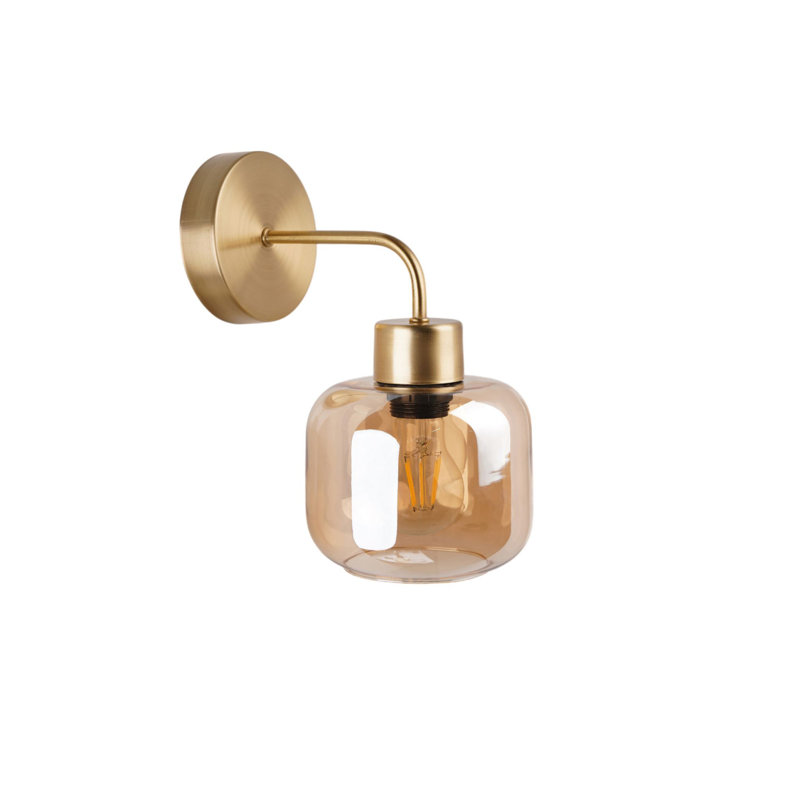 Lampe murale, Doré, Doré transparent