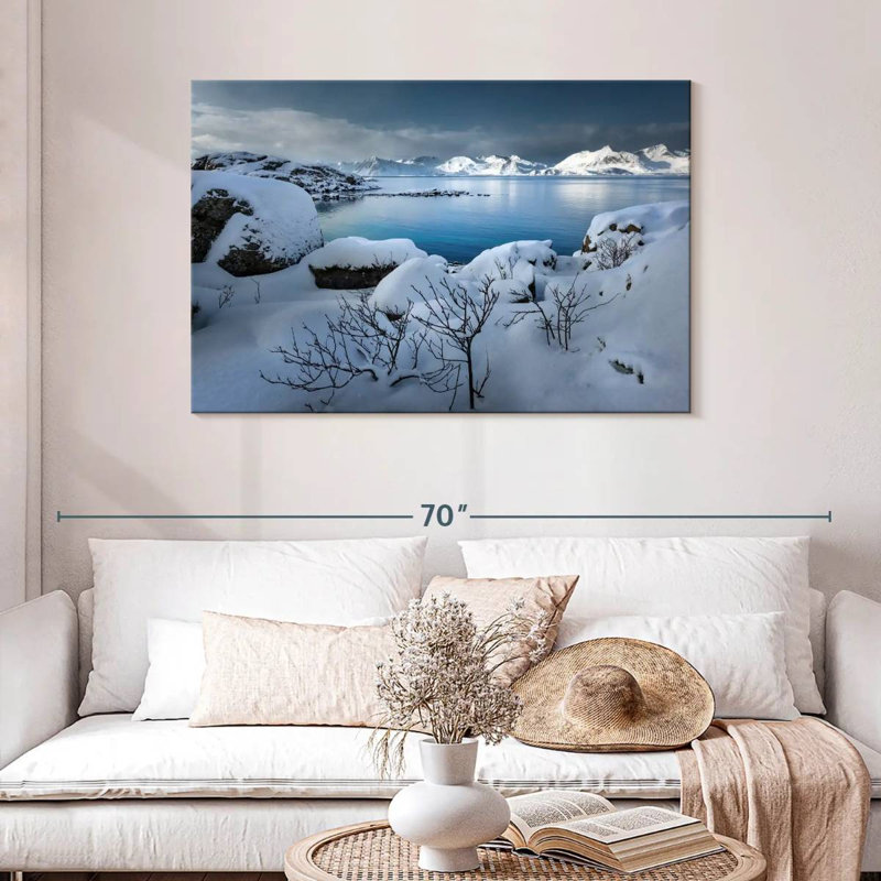 Alvord Snowy Mountain Lake, H 30 po x l 45 po
