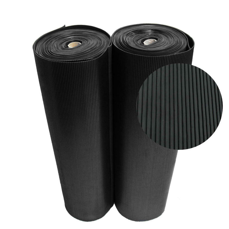 Rubber-Cal, Inc. 36'' Garage Flooring in Black, 0.12" H x 36" W x 240" D