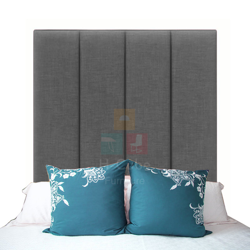 Alton Upholstered Headboard, Kingsize (5'), Grey