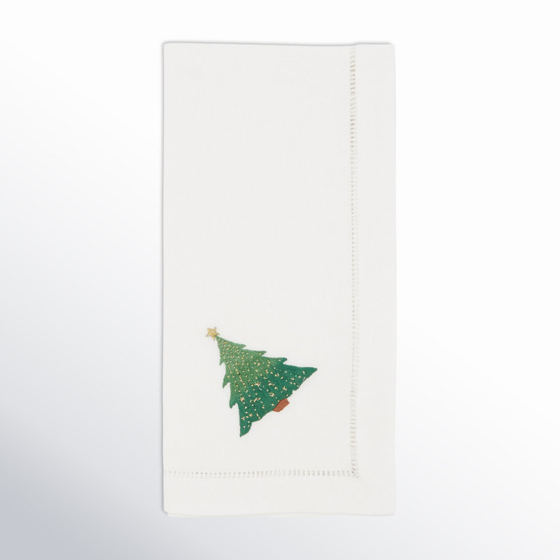 The Broderie Collection 100% Cotton No Pattern Rectangle Napkin