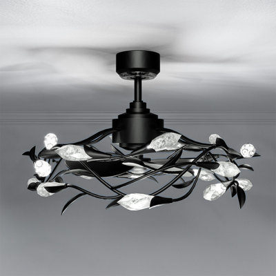 Secret Garden 20 Light Crystal LED Fandelier