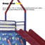 Leonide Brown Cherry / Cream Panel Bed