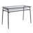 Latonnia Glass Top Metal Base Writing Desk-647189820