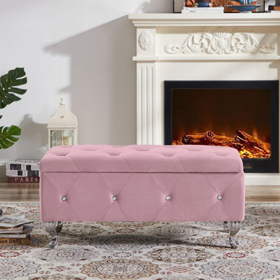 Banc de rangement repose-pieds