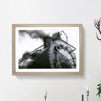 Steam Train - Picture Frame Painting Print