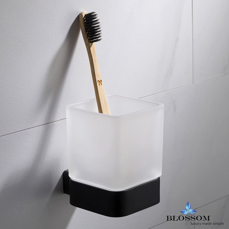 Porte-brosse à dents Hubbardston, Noir mat