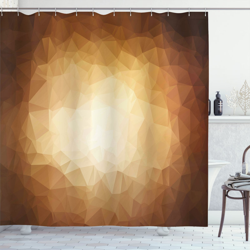 Shower Curtain with Hooks Included, 70" H x 69" W