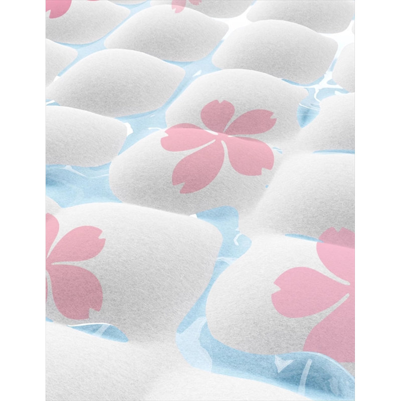 Lit floral pour animaux en polyester