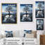 «Lusko Blue Gray Tree Silent Force I», reproduction sur toile-1296381899-1296381892