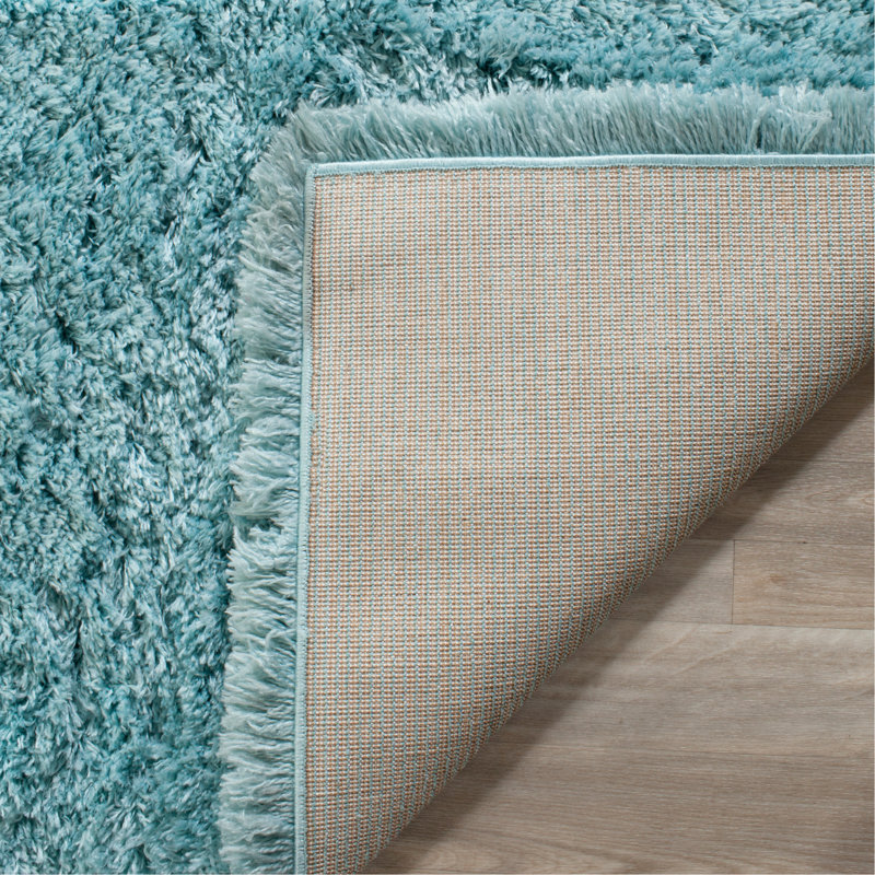 Hermina Light Turquoise Area Rug, Runner 2'3" x 12'