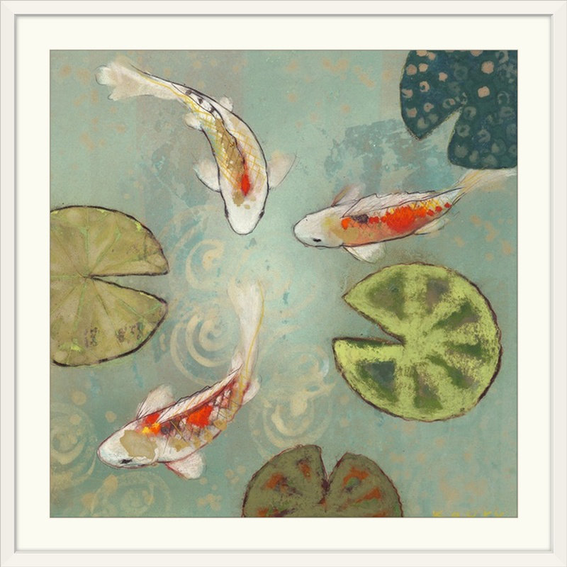 « ii » aleah koury, reproduction d’art Floating Motion, H 10 po x l 10 po x P 1,5 po, Toile