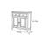 Classic American style storage shoe cabinet