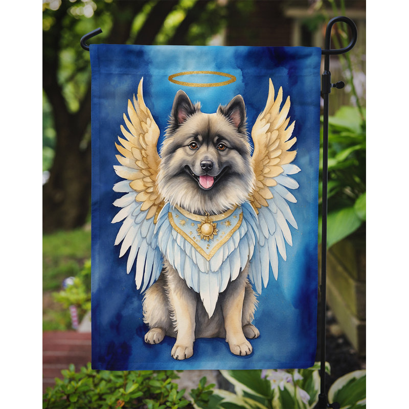 Drapeau de jardin Keeshond My Angel