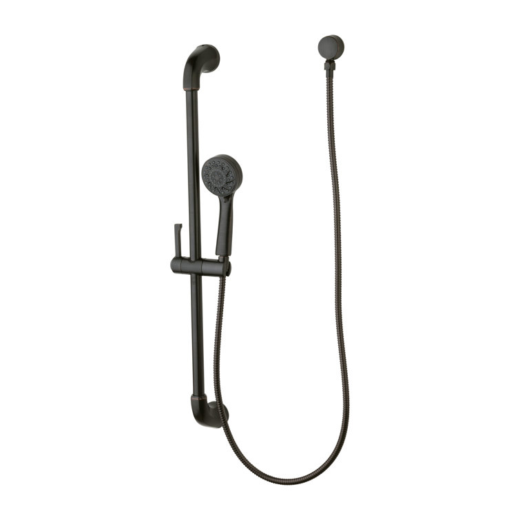 Arterra Single Function Slide Bar And Handheld Shower In Tuscan Bronze