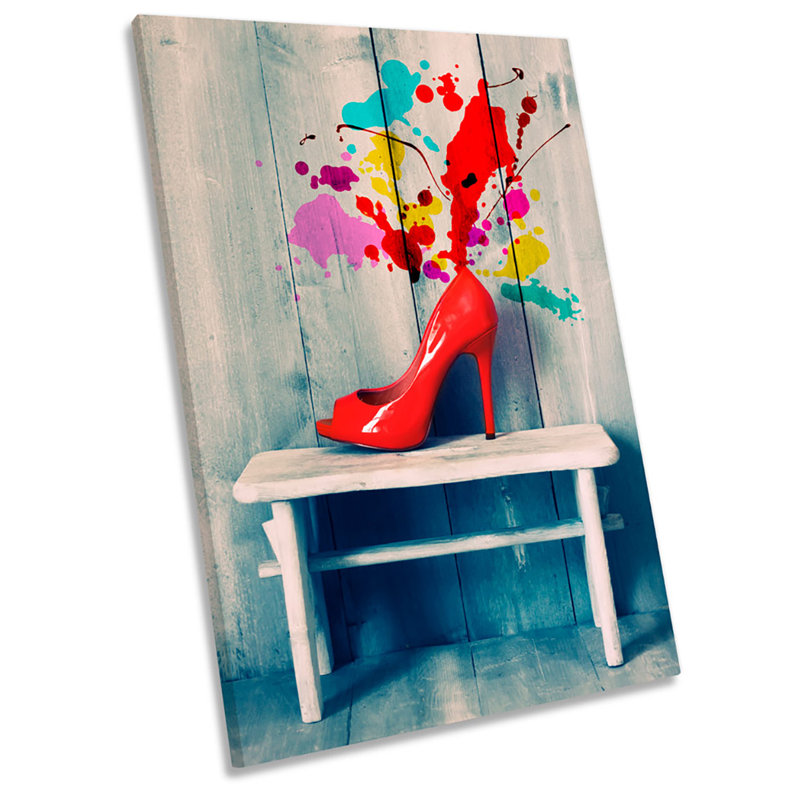 High Heels Shoes Fashion - Wrapped Canvas Print, 61cm H x 40.6cm W