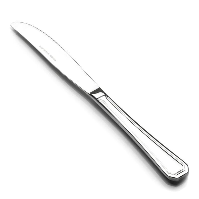 Couteau à dîner en acier inoxydable très lourd Victoria, 9,75 po (paquet de 12)