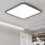 Plafonnier encastré carré simple à 1 lumière DEL 19,7 po Deshunda-1483035781