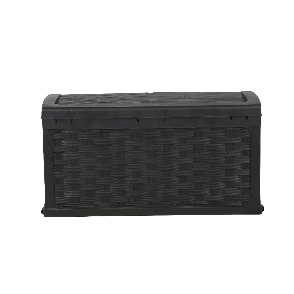 Samuel Alexander 116cm W Polypropylene Lockable Deck Box in Black