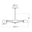 Lustre rectangulaire à 6 lumières Ray-101810122-101810125-103837910