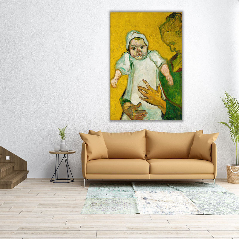 «Madame Roulin and Her Baby, 1888», reproduction d'art sur toile, H 48 po x l 32 po