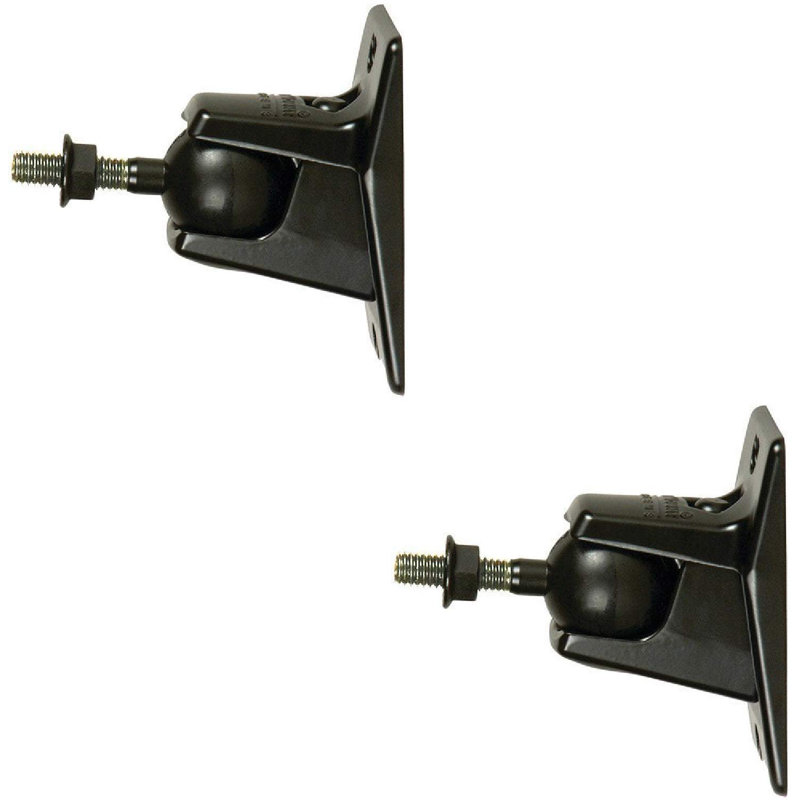 Support pour haut-parleur ultra mural, Noir