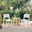Popel Stackable Outdoor Patio Dining Side Chair with Cushion-874762651