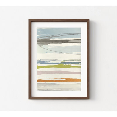Abstract Air And Earth Landscape New Office Decor, Calming Artwork Therapist Wall Art, Modern Abstract Reception Area Wall Art