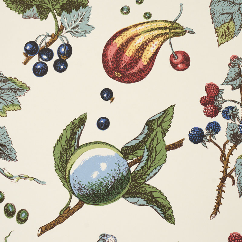 Berry Grove Wallpaper, Ivory