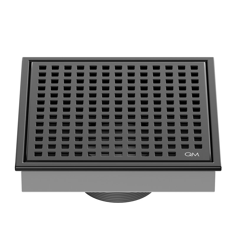 6'' W Grid, Black