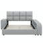 Lit plateforme avec rangement en cuir Ignram-583005772