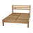 Georgia Unfinished Solid Wood Slat Headboard Design Bed-1634357182
