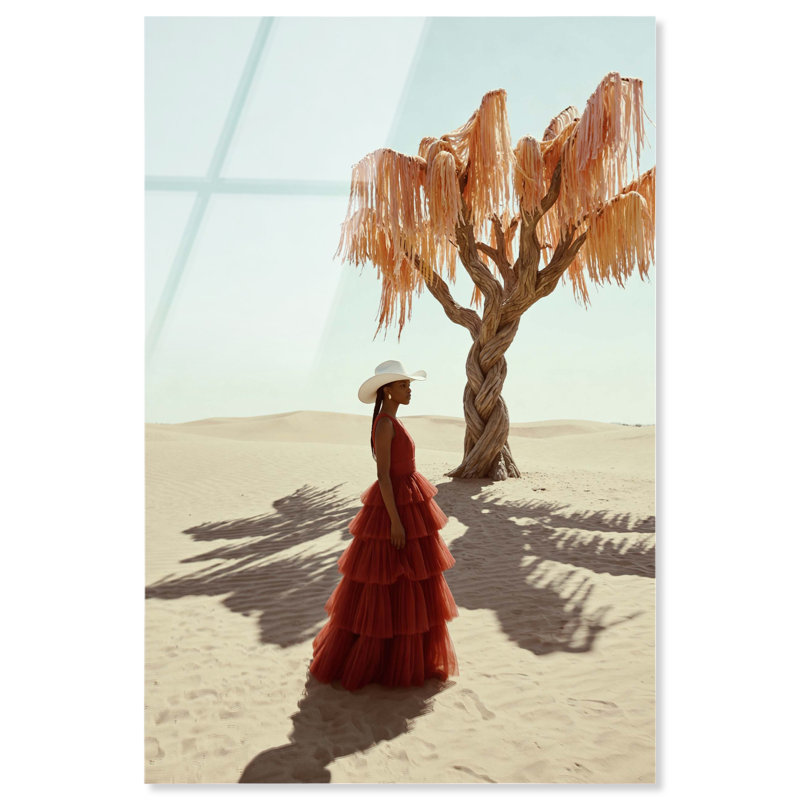 Cowgirl Couture High-Gloss Frameless Acrylic Glass Wall Art Fashion Print by Oliver Gal, Ready to Hang, 10 x 15, 10"H x 15"W
