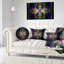 Coussin lombaire d’art fractal fabuleux Abstract