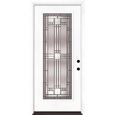 Oloa Doors 36 in. x 80 in. Fiberglass and PVC Prehung Front Entry Door