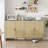 70" Rattan Buffet Cabinet With Storage, 4-Door Sideboard Buffet Cabinet With Adjustable Shelves For Kitchen, Living Room And Dining Room, Easy Assembly,Natural-732968276