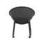 Chaise berçante (2) - Résine de polypropylène, noire, l 30,71 po x P 26,53 po, H 31,91 po de style moderne, en polypropylène, l 26,00 po x P 31,5 po, requis