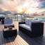 Ensemble de conversation modulaire pour patio 5 personnes avec coussins-1491872250-1491872249