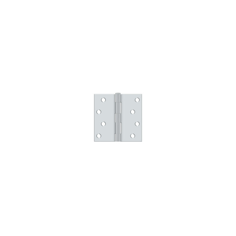 Steel Hinge, Polished Chrome