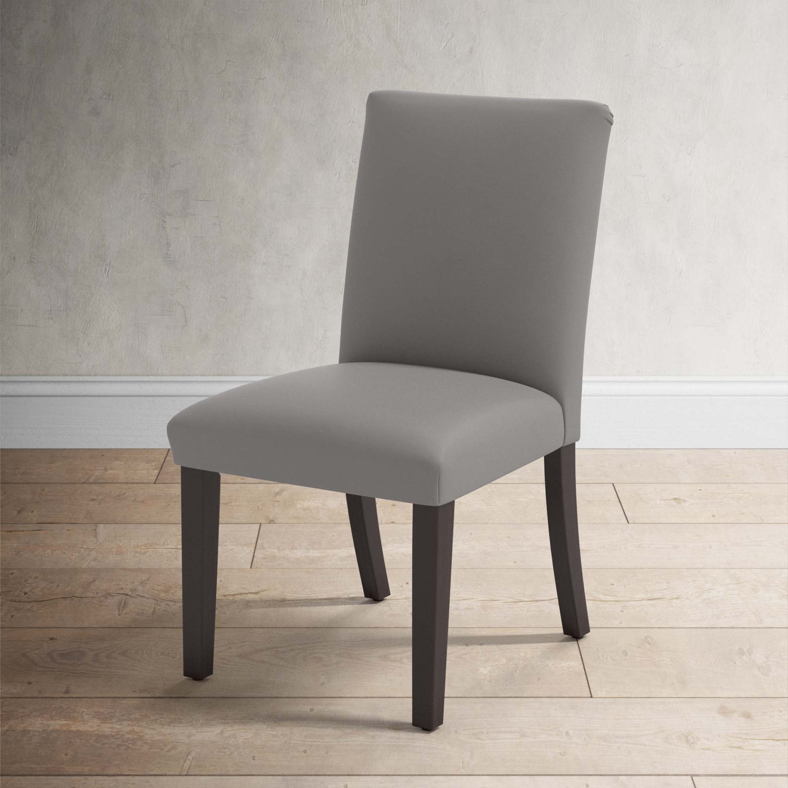 Benson Dining Chair, Classic Otter Performance Velvet