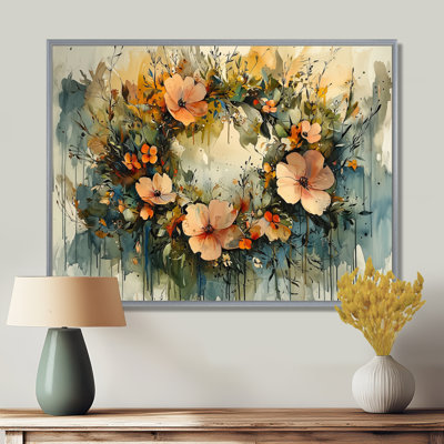 Couronne de perles Iknoor, symphonie II - art mural couronne