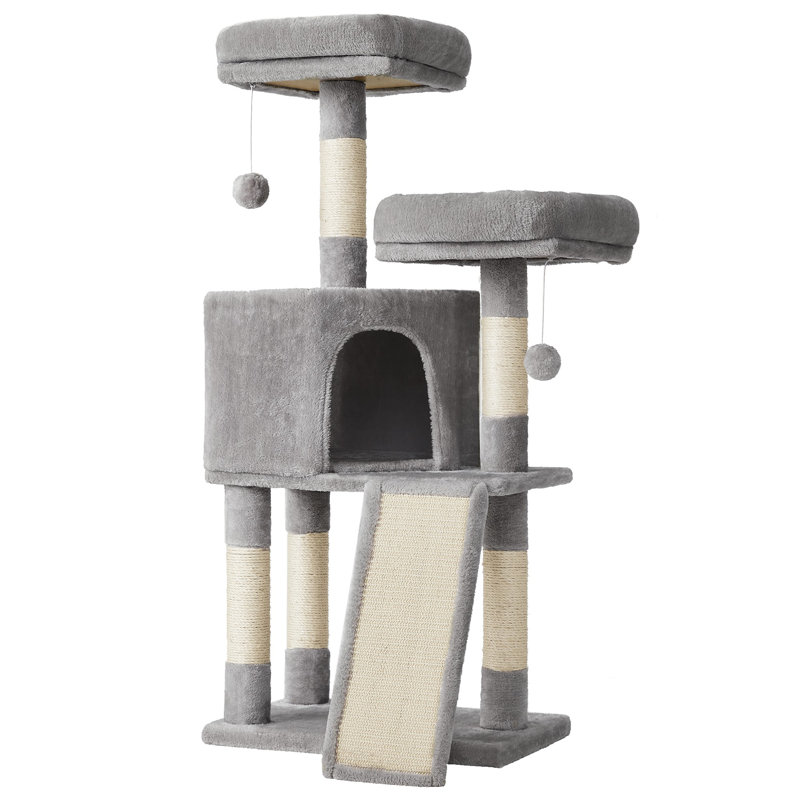 Cat Tree For Indoor Cats, Light Gray