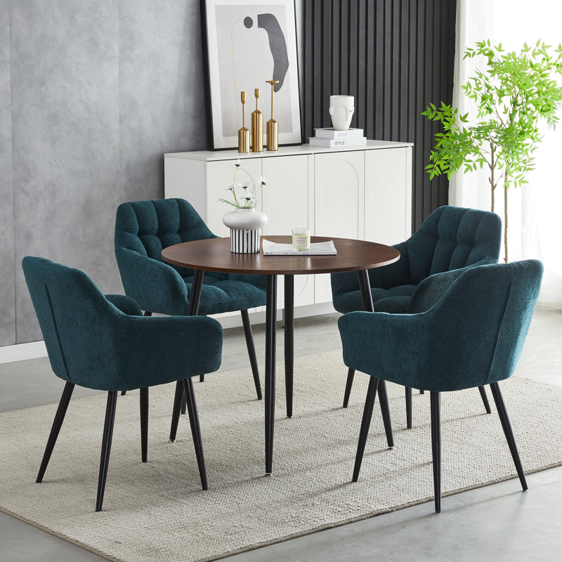 4 -Person Dining Set, Teal