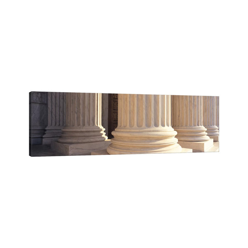 Columns Architecture - Wrapped Canvas Panoramic Print, 30.48 cm H x 91.44 cm W x 1.91 cm D