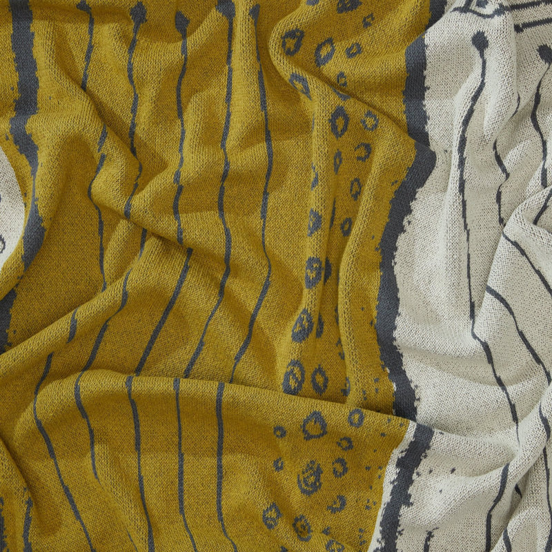 Modern Cosmos Day Throw Blanket