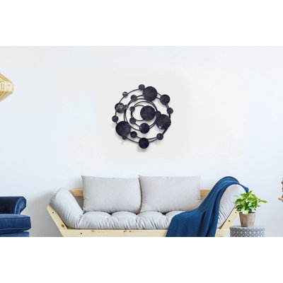 Handmade Modern Abstract Wall Decor on Metal