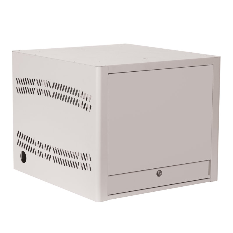 20'' H x 17'' W Laptop/Tablet Storage Cart, Light Gray