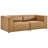 Mingle Vegan Leather 2-Piece Sectional Sofa Loveseat-1707572719