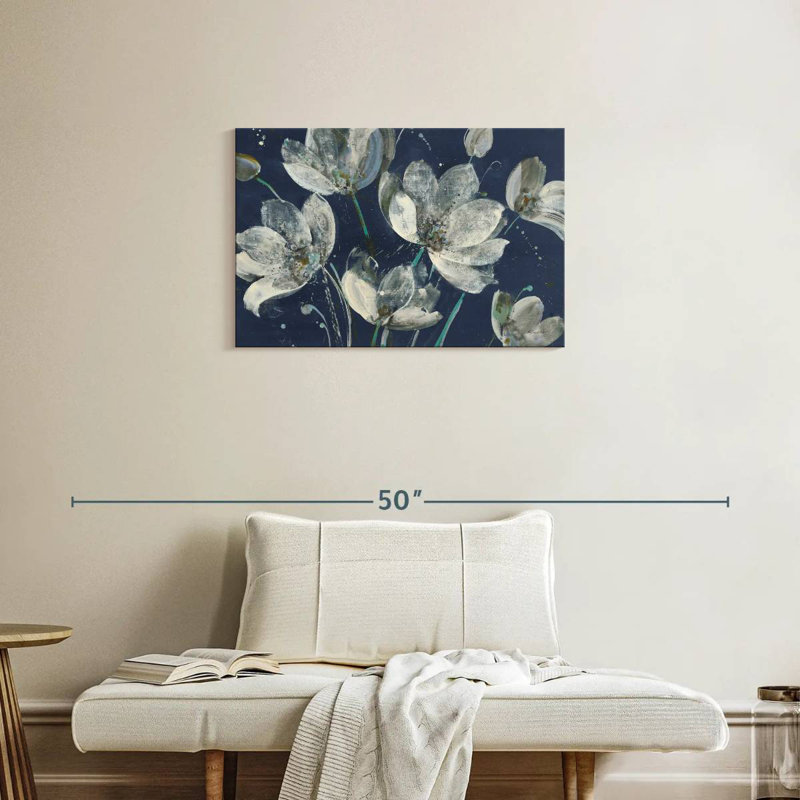 Jardin translucide Avery avec bleu clair, H 20 po x l 30 po
