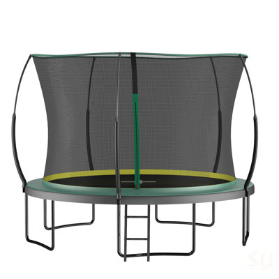 12FT Springfree No Gap Trampoline- Green